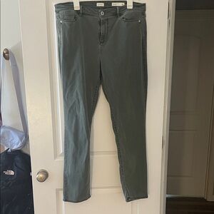 J. Jill Olive Straight Leg Jeans